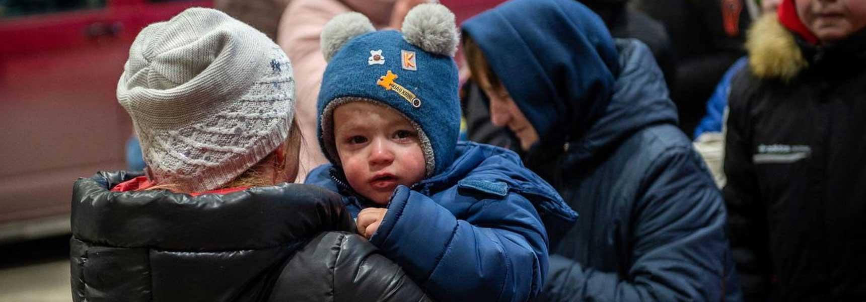 A child affected by war